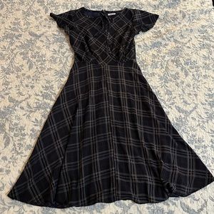 Unique Vintage Plaid Dress